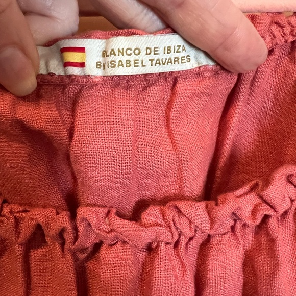 Blanco de Ibiza Linen Hi-Lo Midi Dress - Picture 4 of 6